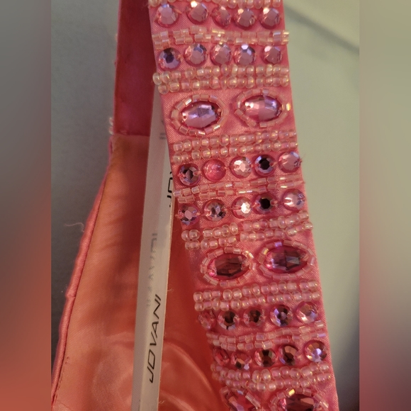 Jovani pink evening gown, size 8 - Picture 7 of 8